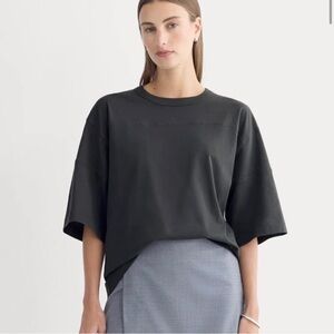 NWOT Everlane OVERSIZED VARSITY TEE IN ESSENTIAL COTTON